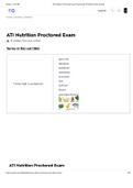 ATI Nutrition Proctored Exam Flashcards & Practice Test.