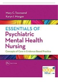 Essentials of Psychiatric Mental Health Nursing: Concepts of Care in Evidence-Based Practice (COMPLETE TEST BANK WITH CORRECT ANSWERS)