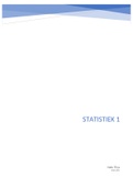 Samenvatting Inleiding in de statistiek voor de gedragswetenschappen: statistiek 1
