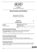 CEA Government and Politics Assessment Unit A2 1 Comparative Government [AGP11]