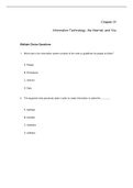Computing Essentials 2015 Complete, O'Leary - Exam Preparation Test Bank (Downloadable Doc)