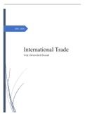 International Trade full summary 