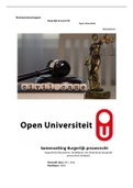 Uitgebreide samenvatting Burgerlijk procesrecht Open universiteit Schakelzone Recht