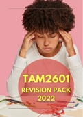 TAM2601 Study pack - Assignments and Exams All you need!