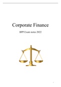 Consolidated Corporate finance exam notes