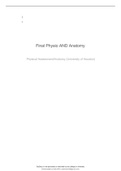  Physical Assessment/Anatomy (PHAR 5480 )