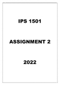 IPS 1501 Assignment 2 2022