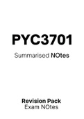 PYC3701 - Summarised NOtes (2022)