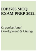 IOP3705 MCQ EXAM PREP 2022.