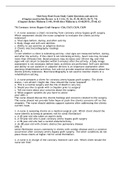 Med Surg Final Exam Study Guide Questions and answers