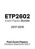 ETP2602 (ExamQuestions and Assignment Tut201 Solutions)