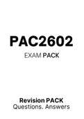 PAC2602 - Exam PACK (2022)