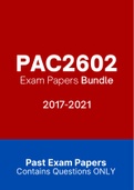 PAC2602 (ExamPack, and ExamQuestions)