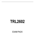 TRL2602 EXAM PACK 2022