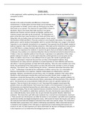 Essay Unit 22 - Genetics  