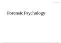 Forensic Psychology - AQA Psychology Paper 3