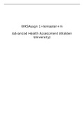 Exam (elaborations) WK5Assgn 1+lemaster+m  Advanced Health Assessment  (NUR6512) 