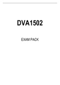 DVA1501 EXAM PACK 2022