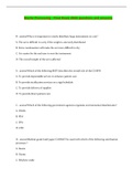 Sterile Processing - Final Exam 2022 questions and answers