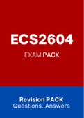 ECS2604 - EXAM PACK (2022)