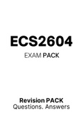 ECS2604 - EXAM PACK (2022)