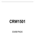 CRW1501 MCQ EXAM PACK 2022