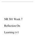 NR 501 Week 7 Reflection On Learning (v1.pdf