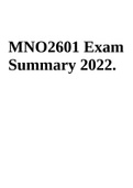 MNO2601 Exam Summary 2022.