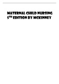 Maternal Child Nursing 5th Edition by McKinney