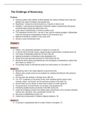 The Challenge of Democracy FULL Textbook Notes 
