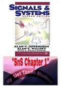Best Engineering Signals & System Notes chapter 1  