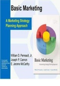TEST BANK BASIC MARKETING A MARKETING STRATEGY PLANNING   APPROACH 17TH EDITION BY William D. Perreault, Jr. Joseph P. Cannon E.Jeromr McCarthy