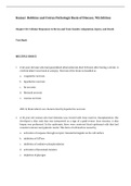 Robbins and Cotran Pathologic Basis of Disease - Exam Preparation Test Bank (Downloadable Doc)