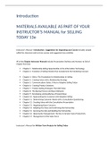 Selling Today Partnering to Create Value, Manning - Downloadable Solutions Manual (Revised)