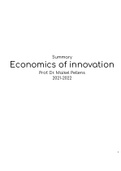 Economics of innovation SV: 13/20 