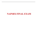 NAPSR FINAL EXAM ANSWERS 160 /160 Q & A: LATEST-2022