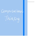 Summary notes  Unit 1 - Principles of Computer Science: Computational Thinking