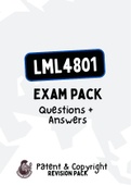 LML4801 - EXAM PACK (Questions and Answers) (+Study Notes)