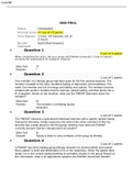 NURS 6650_Final_Study_Aid Questions and ANSWERS