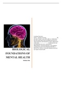 Biological Foundations Of Mental Health