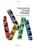 Discovering Human Sexuality 4th Edition LeVay Test Bank ALL 17 CHAPTERS |COMPLETE GUIDE A+