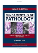 Fundamentals of Pathology Pathoma 2017 Edition Test Bank All Chapter Included (1-19) |ISBN-13:9780983224631 