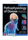 Pathophysiology of Disease An Introduction to Clinical Medicine 8th Edition Hammer McPhee Test Bank