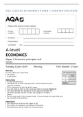 AQA A-LEVEL ECONOMICS PAPER 3 VERIFIED SOLUTION