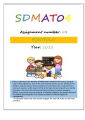 SDMAT04 ASSIGNMENT 4 2022 (PORTFOLIO)