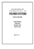 Principles of Polymer Systems 6th Edition Rodriguez Solutions Manual