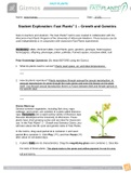 Exam (elaborations) Questions and Answers > GIZMOS: Student Exploration: BIOLOGY MISCFastPlants1-Growth and Genetics. Student Exploration: Fast Plants® 1 – Growth and Genetics Note to teachers and students: The Fast Plants® Gizmo was created in collabo