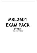 MRL2601 Exam Pack SEMESTER 2 2022