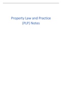 LPC PLP Notes (DISTINCTION) 2022