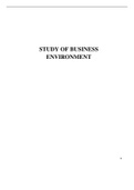 A compete study of Business and Business Environment